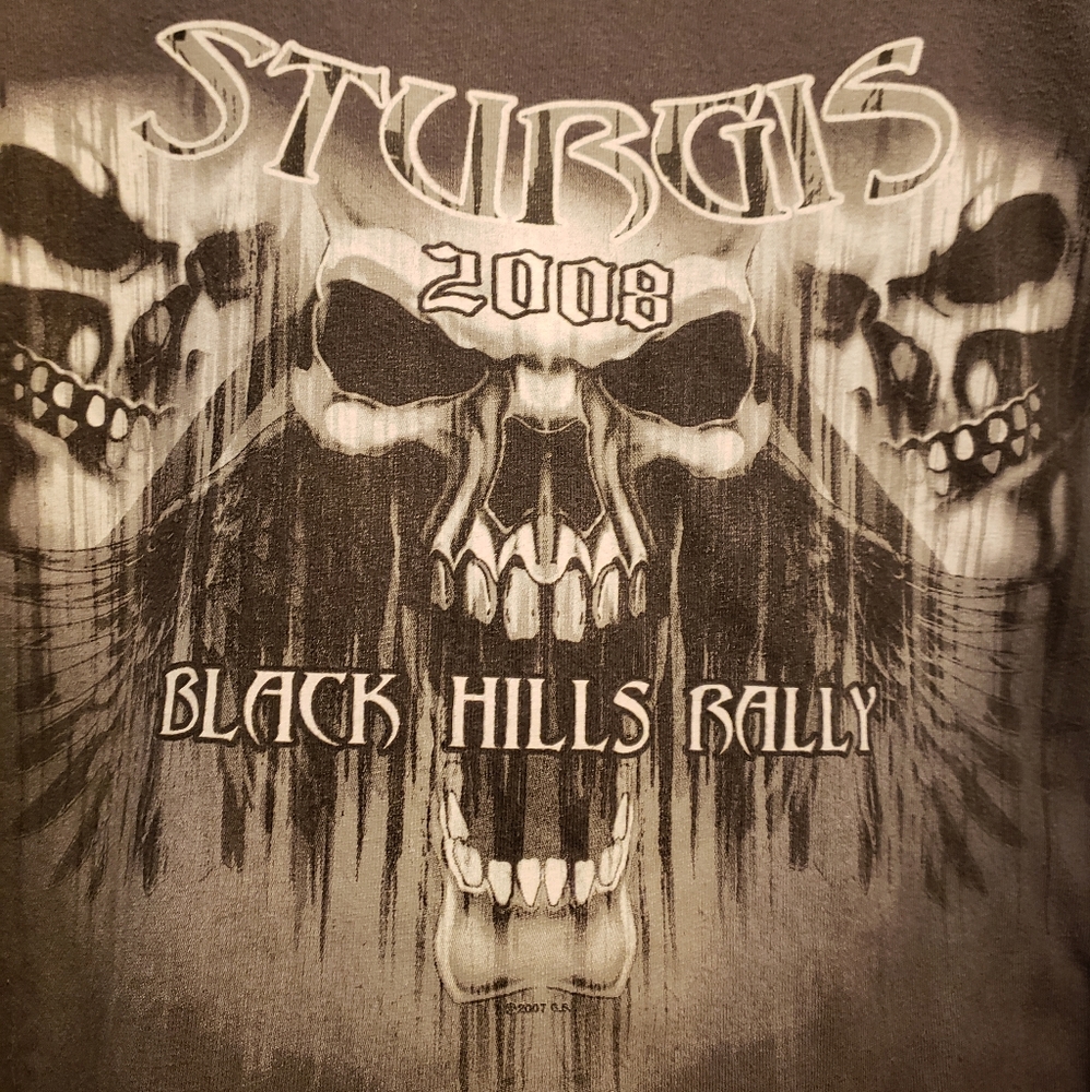Mens 2008 Sturgis Bike Rally tee